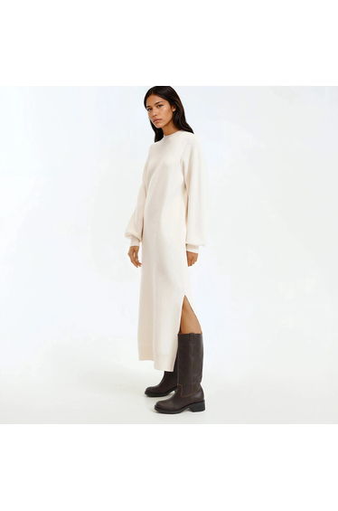 Maxi Jumper/Sweater Dress with Long Sleeves