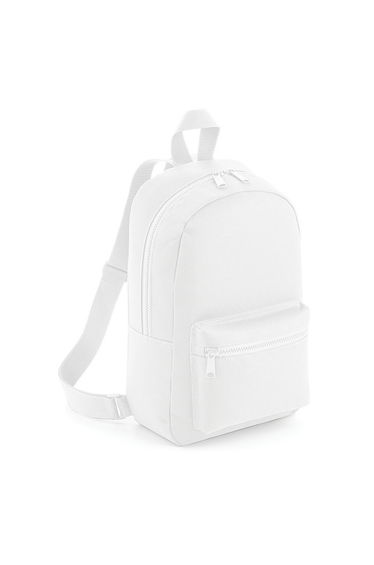 Bagbase Mini Essential Backpack/Rucksack Bag (Pack of 2) - White