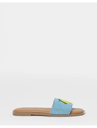 Beaded Fruit Mules Wide Fit - 3