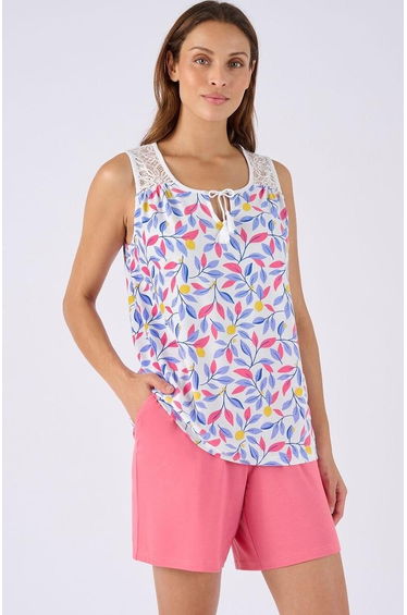 SM Climatyl Short Pyjamas with Lace Back