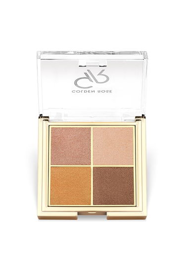 Golden Rose QUATTRO EYESHADOW PALETTE NO:07 BRONZE VISION