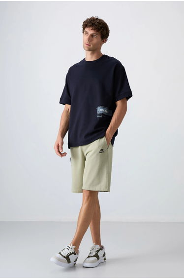 TOMMY Oversized Cotton-Blend Crew Neck T-Shirt