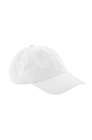 Beechfield Unisex Adult 6 Panel Organic Cotton Baseball Cap - White
