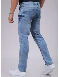 Men Slim Fit Solid Jeans - 4