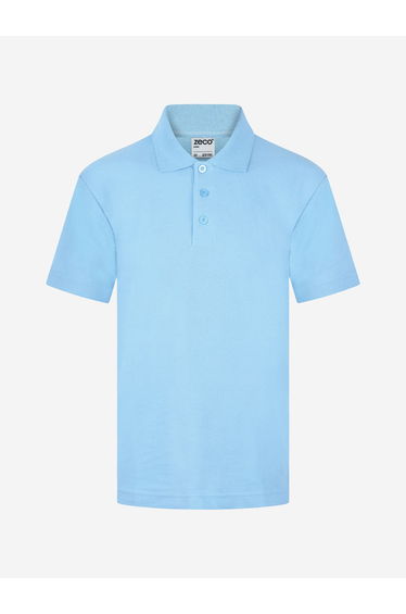 Kids School Polo Shirt in Blue