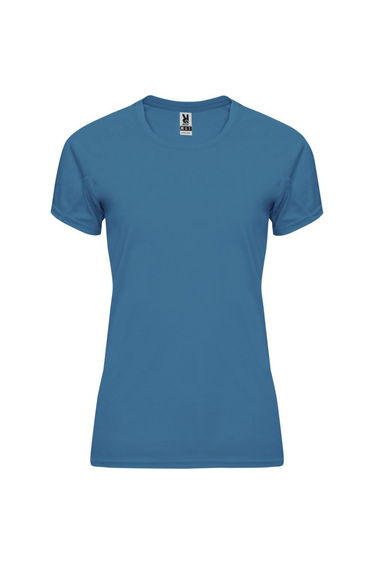 Roly Womens/Ladies Bahrain Short-Sleeved Sports T-Shirt - Moonlight Blue