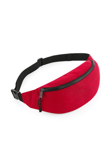 BagBase Unisex Recycled Belt Bag - Classic Red