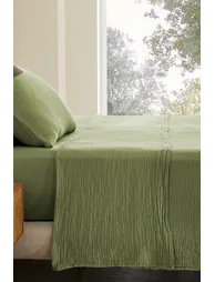 شرشف سرير قطن موسلين