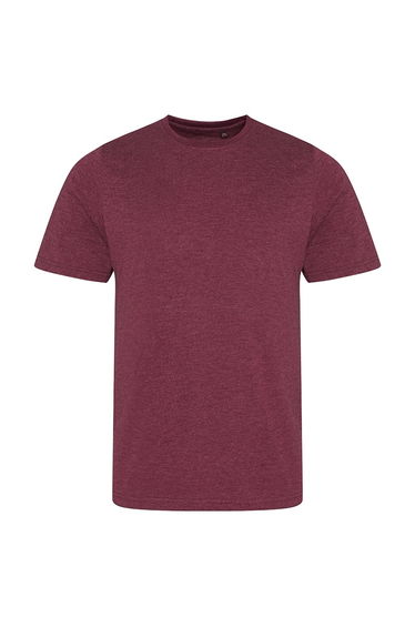AWDis Mens Tri Blend T Shirt - Heather Burgundy