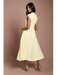 Petite Belted Crepe Dress - 2