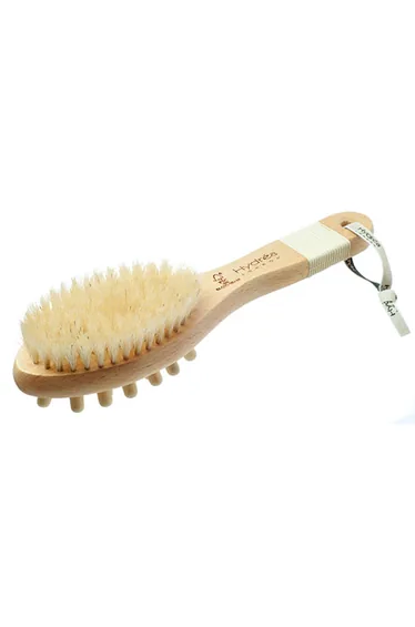 Hydréa London Combination Massage Brush with Nodules and Natural Bris