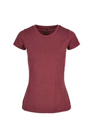 Womens/Ladies Basic T-Shirt - Cherry