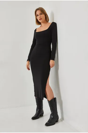 Women's Slit Long Dress