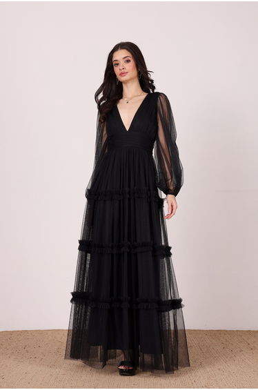 Lydia Maxi Dress in Black