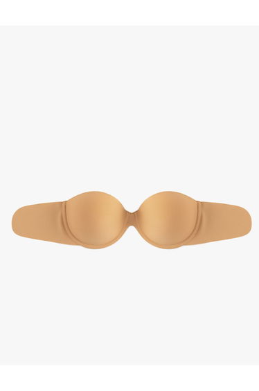 Self Adhesive Covered Underwire Low-Cut Bra