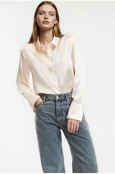 Silk Long Sleeve Shirt