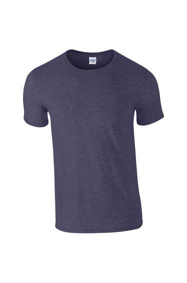 Gildan Mens SoftStyle Ringspun T-Shirt - Heather Navy
