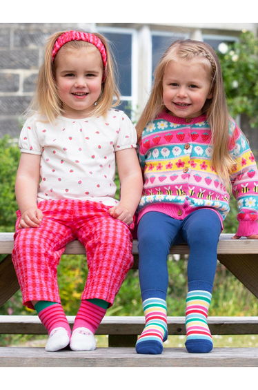 Baa Baa Grippy Socks Azalea