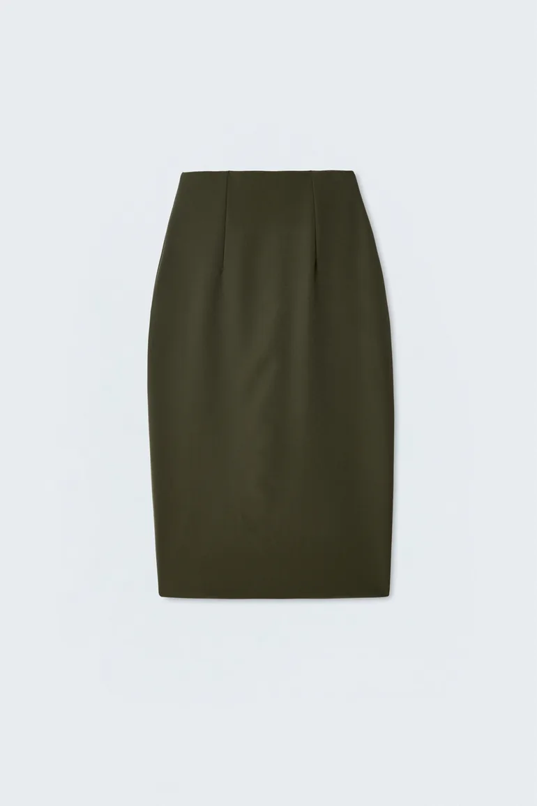 Straight Pencil Skirt - 4