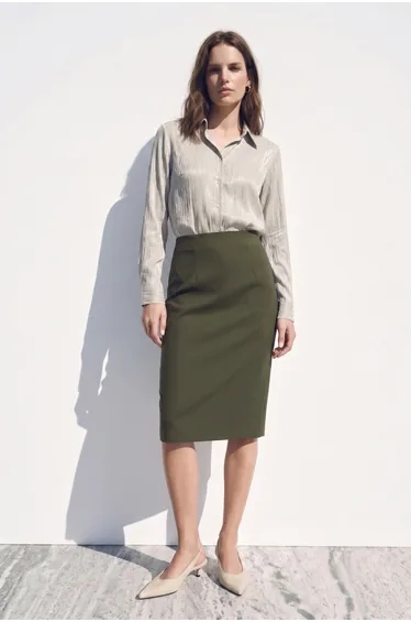 Straight Pencil Skirt
