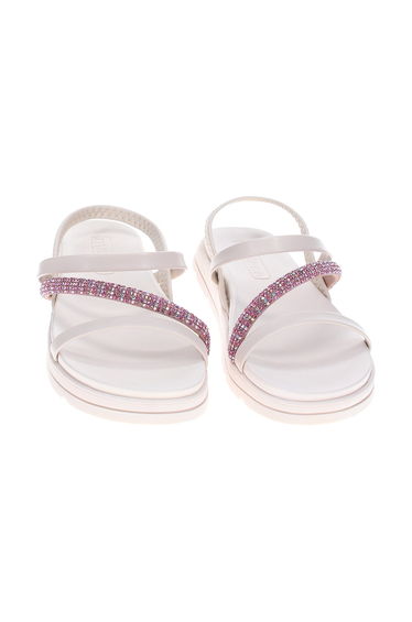 Textured Slip-On Flat Sandals