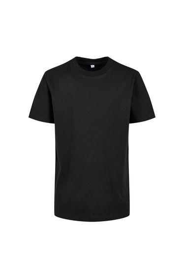 Build Your Brand Childrens/Kids Basic Organic T-Shirt - Black