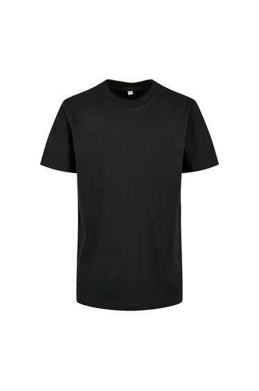 Build Your Brand Childrens/Kids Basic Organic T-Shirt - Black