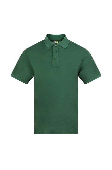 PRO RTX Mens Pro Moisture Wicking Polo Shirt - Bottle Green