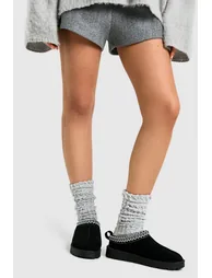 3 Pack Soft Ribbed Slouchy Socks - multi - 1