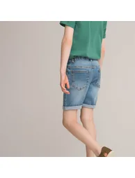 Denim Bermuda Shorts - 1
