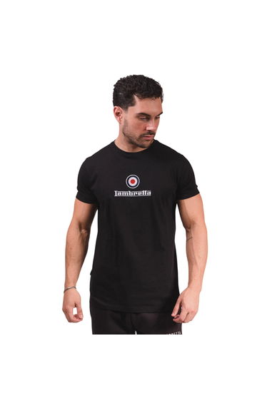 Lambretta Mens Logo T-Shirt - Black