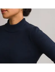 Mock Neck Jumper/Sweater in Soft Knit - 1