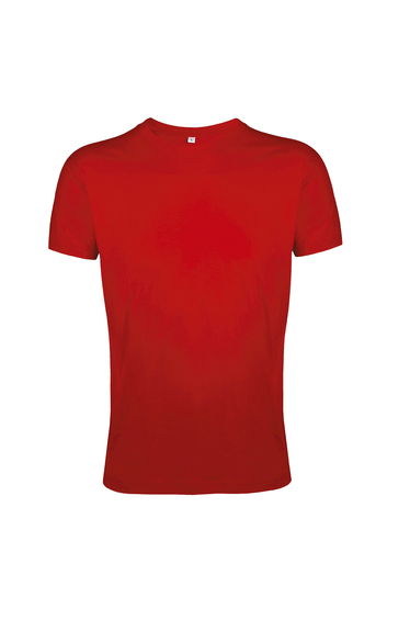 SOLS Mens Regent Slim Fit Short Sleeve T-Shirt - Red