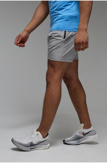 Man Active Stretch Woven 5inch Short - light grey