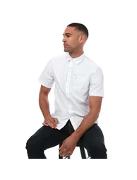 Men's Farah Drayton Short Sleeve Shirt in White - 3
