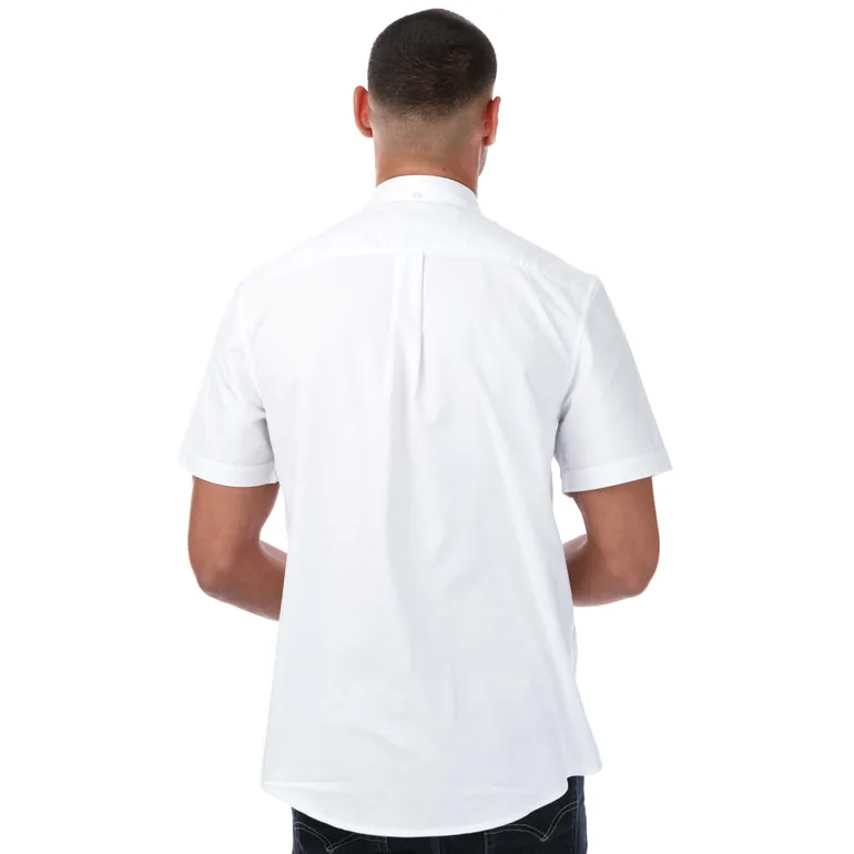 Men's Farah Drayton Short Sleeve Shirt in White - 1