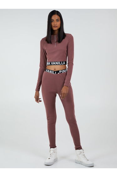 KIND - Long Sleeve Ribbed Logo Top