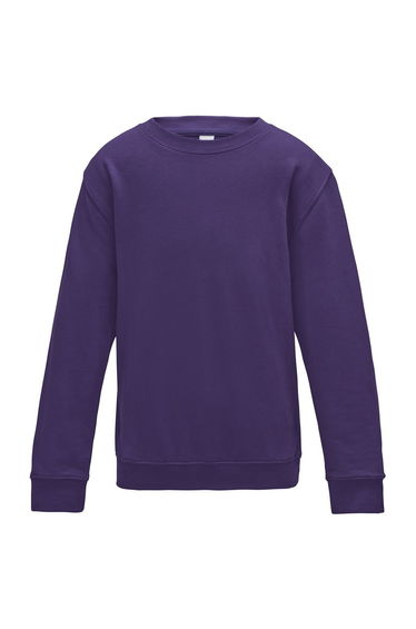 AWDis Just Hoods Childrens/Kids Sweatshirt - Purple