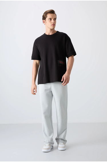 TOMMY Oversized Cotton-Blend Crew Neck T-Shirt