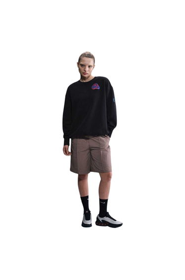 Nike Womens/Ladies Phoenix England Fleece Crew Neck Sweatshirt - Black/Purple