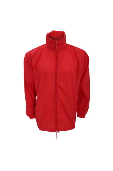 Kariban Mens Casual Windbreaker Jacket - Red