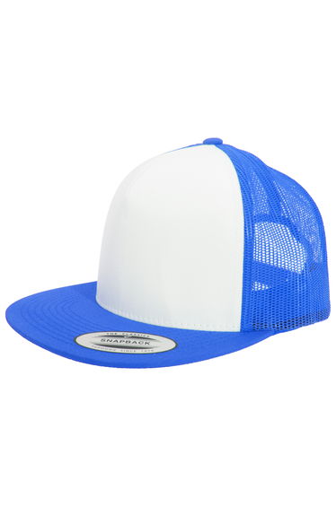 Yupoong Flexfit Unisex Classic Trucker Snapback Cap (Pack of 2) - C.Blue/White/C.Blue