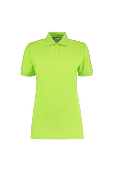 Kustom Kit Ladies Klassic Superwash Short Sleeve Polo Shirt - Lime