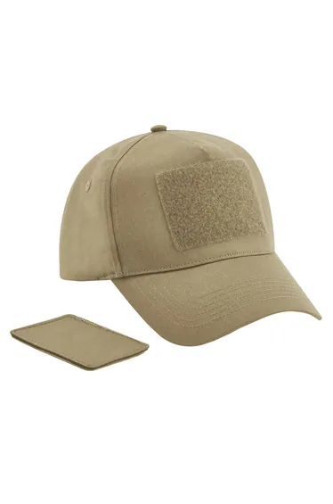 Beechfield Unisex Adult Removable Patch Baseball Cap - Desert Sand