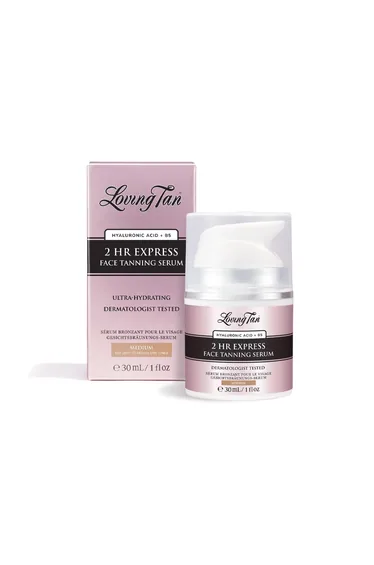 Loving Tan 2 HR Express Face Tanning Serum Medium 30ml
