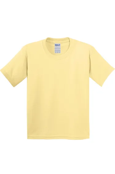Gildan Childrens Unisex Heavy Cotton T-Shirt (Pack Of 2) - Yellow Haze