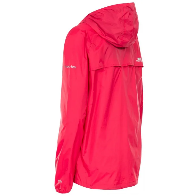 Trespass Womens/Ladies Qikpac Packaway Waterproof Jacket - Raspberry - 2