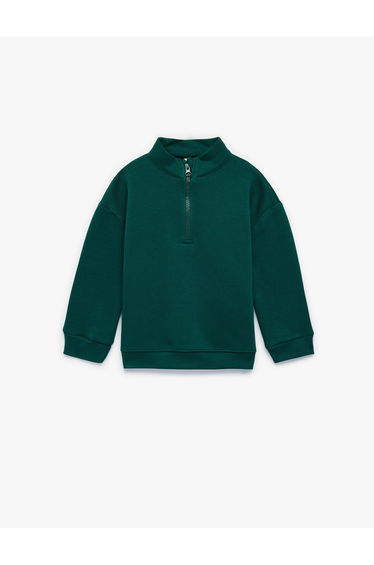 High Neck Sweatshirt