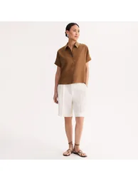 Linen Short Sleeve Shirt - 2
