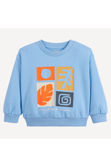 Printed Fleece Sweatshirt